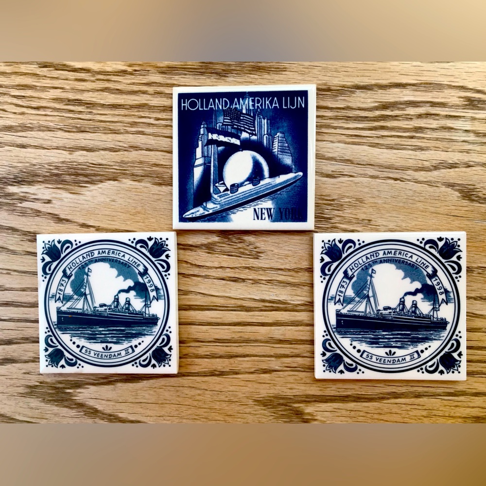 3 VTG Holland America Tiles